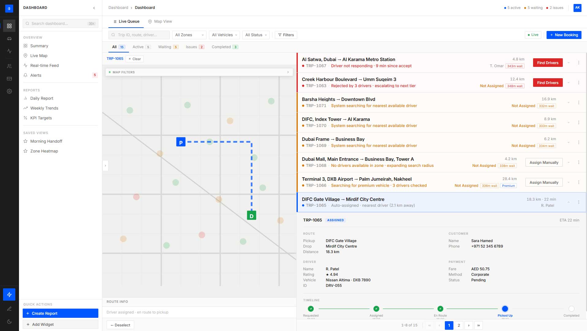 MotionOS Operations Command Center